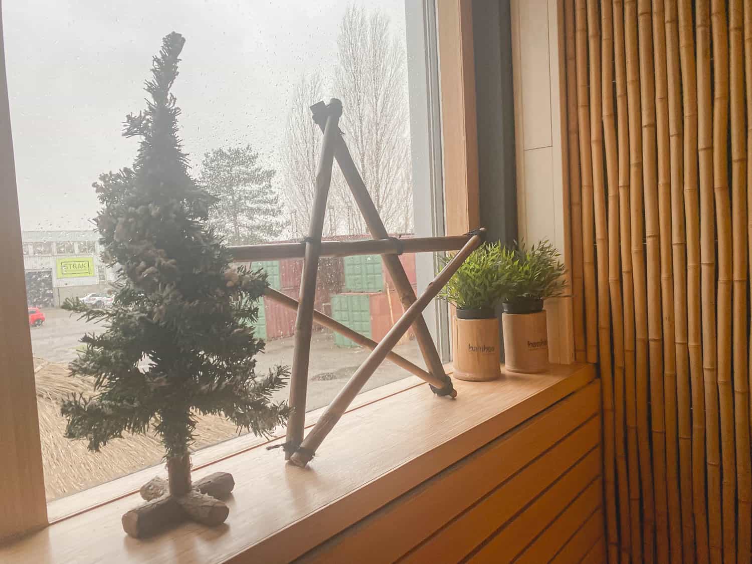 DIY - Zelf bamboe kerstster maken
