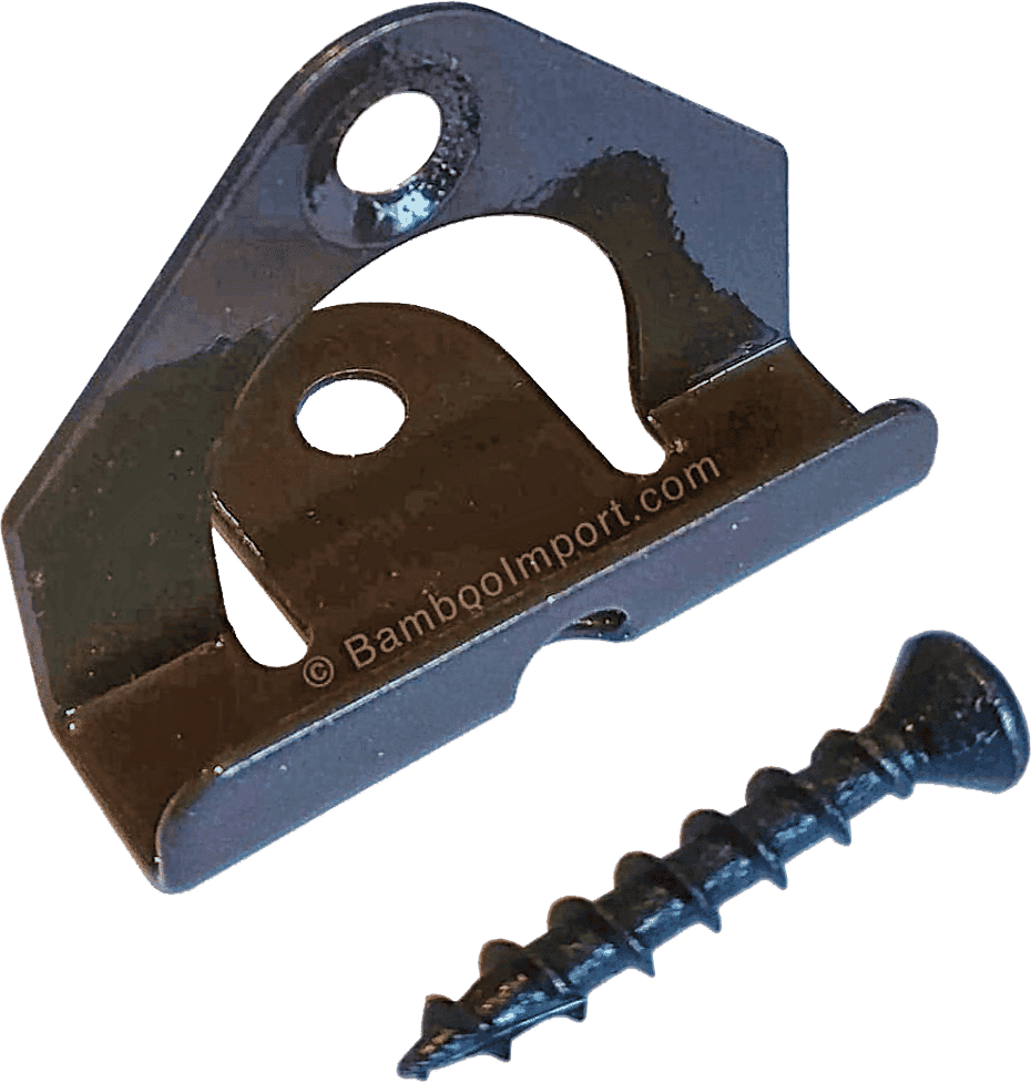 Start / End Clips - 10 pieces - Brown - Powder-coated steel