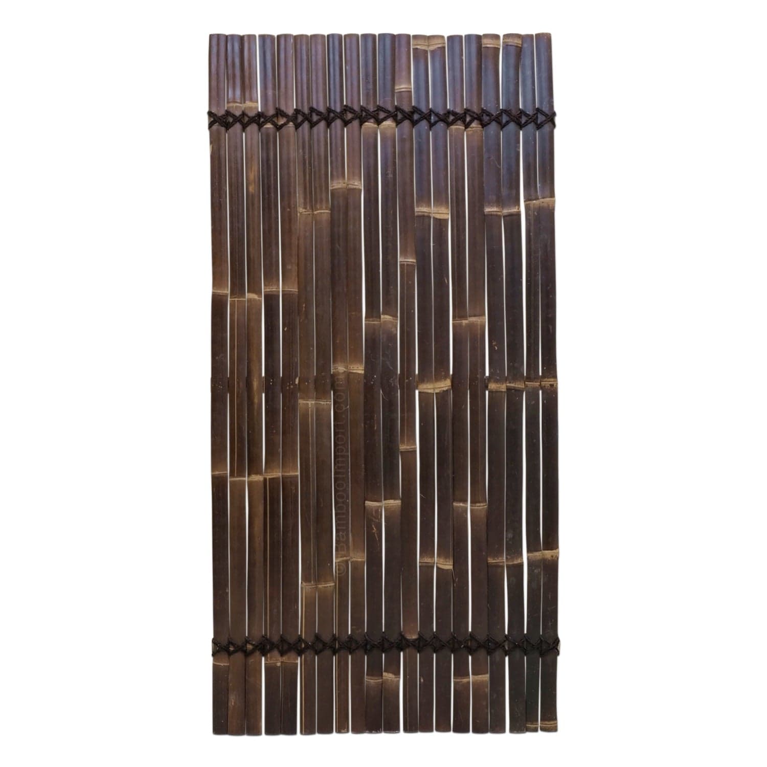 Bamboo Fence Slats Dark - Java