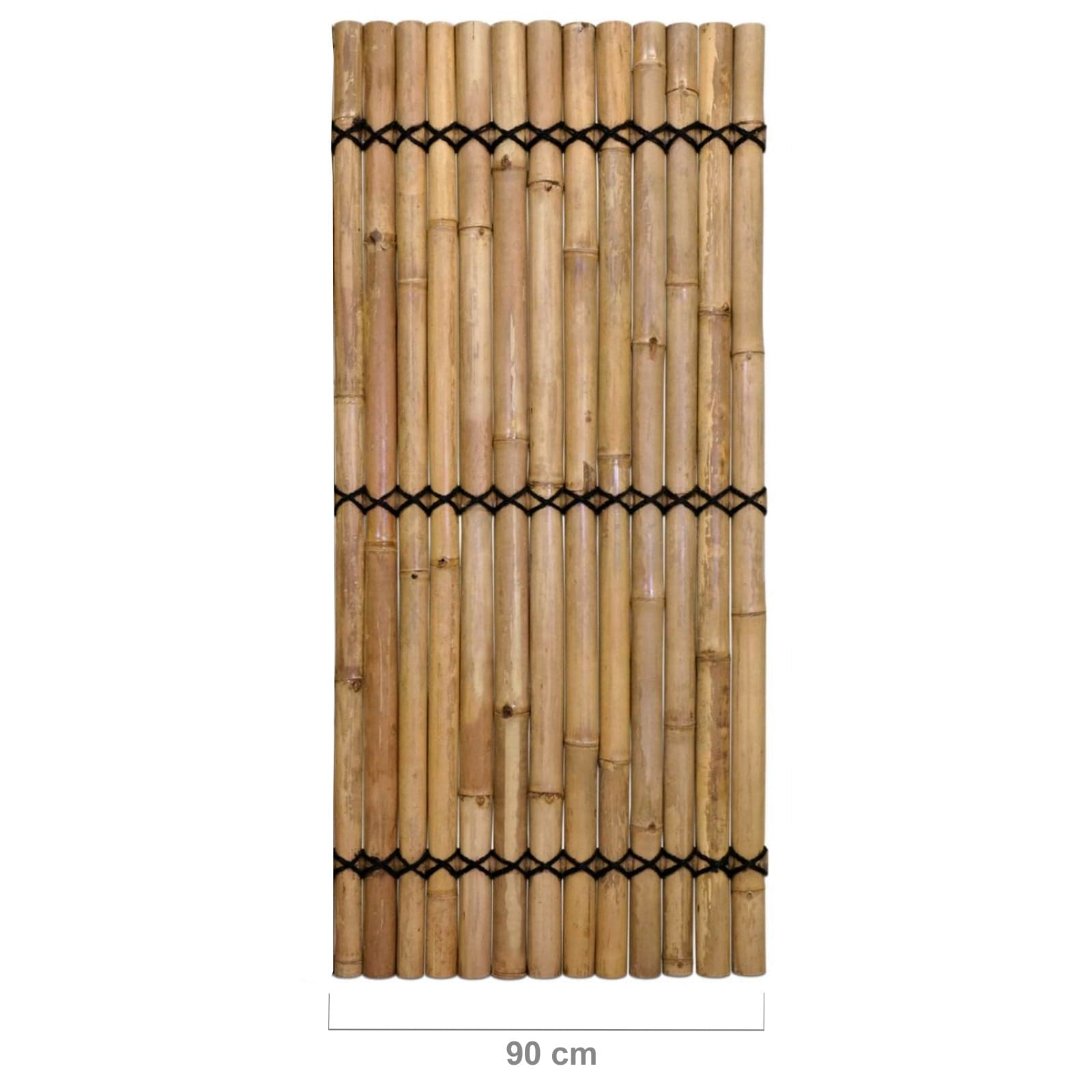 Bamboo Fence Half-round Natural - Tali