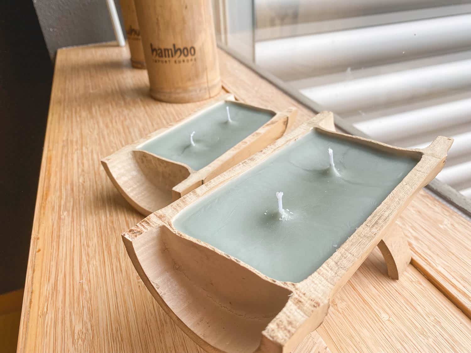 DIY - Zelf een bamboe kaars maken