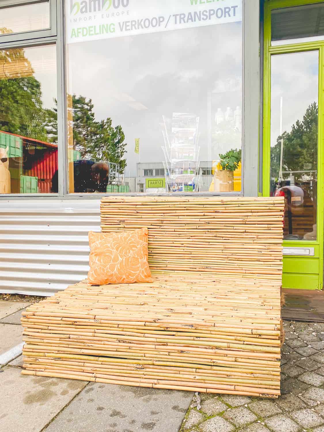 DIY - Zelf een bamboe palletbank maken