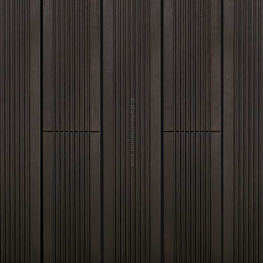 Bamboe Vlonderplank Thermo - Zwart