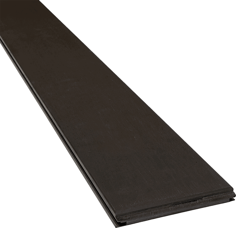 Bamboe Vlonderplank Thermo - Zwart