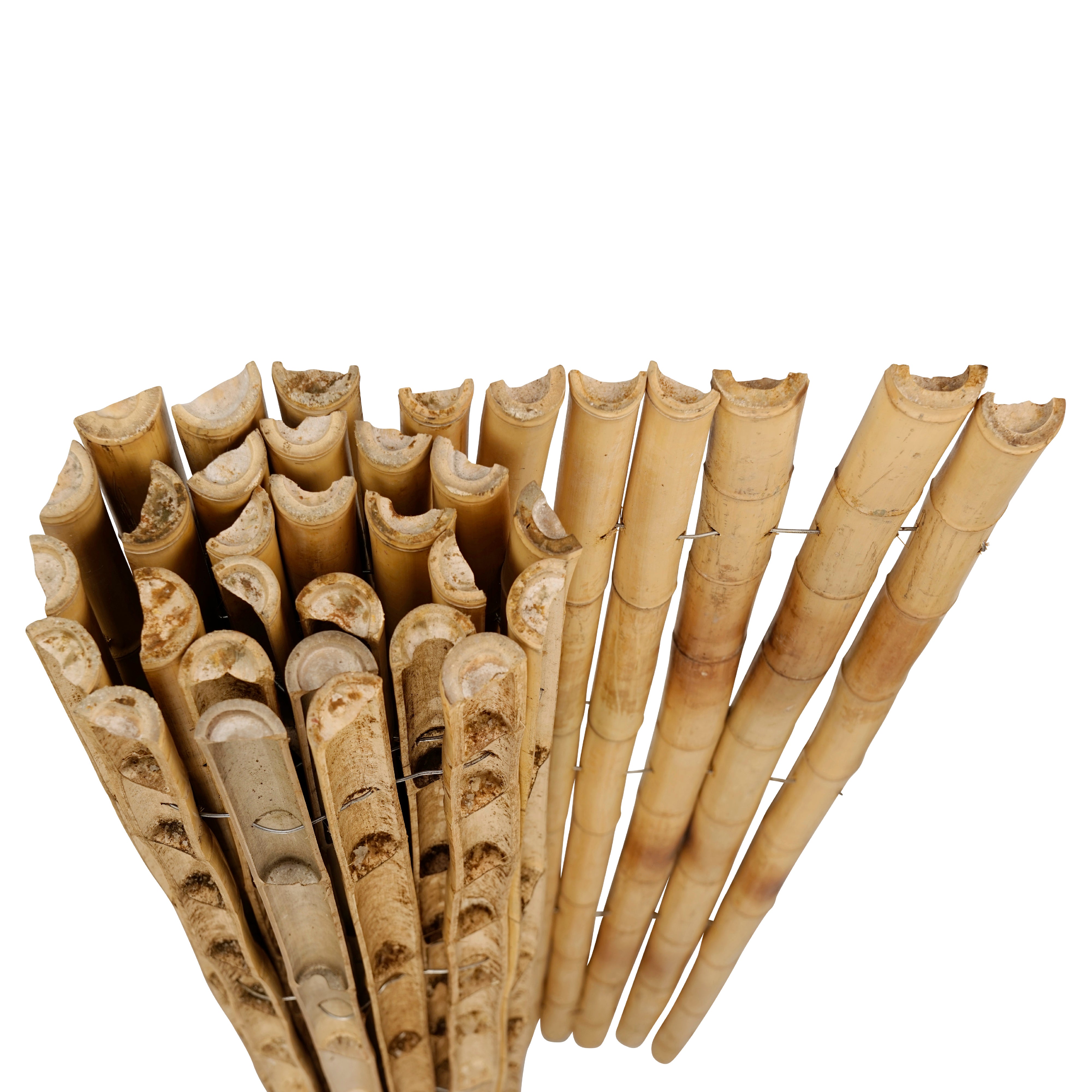Bamboe Mat Halfrond Naturel - Moso