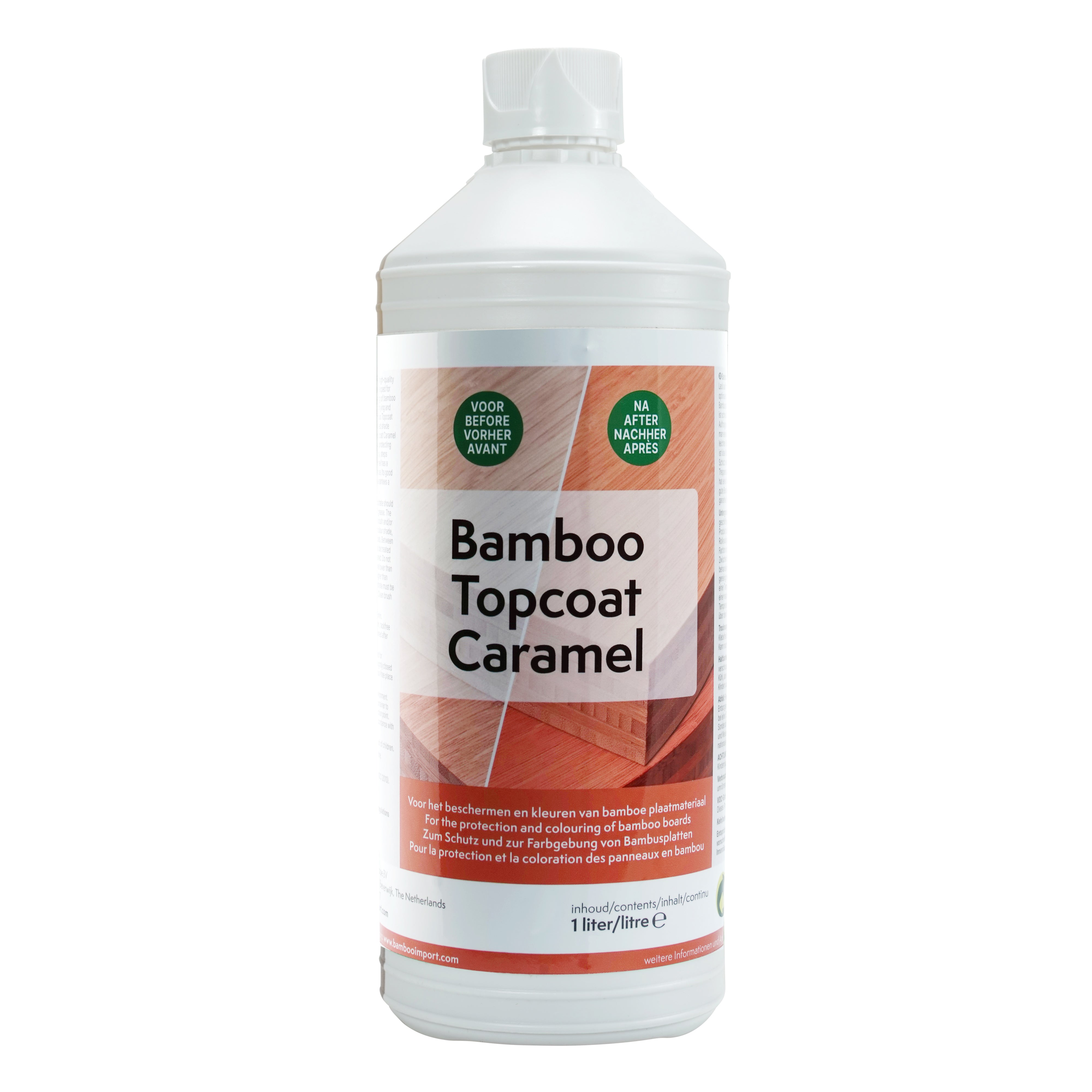 Bamboo Topcoat Caramel - 1 Liter